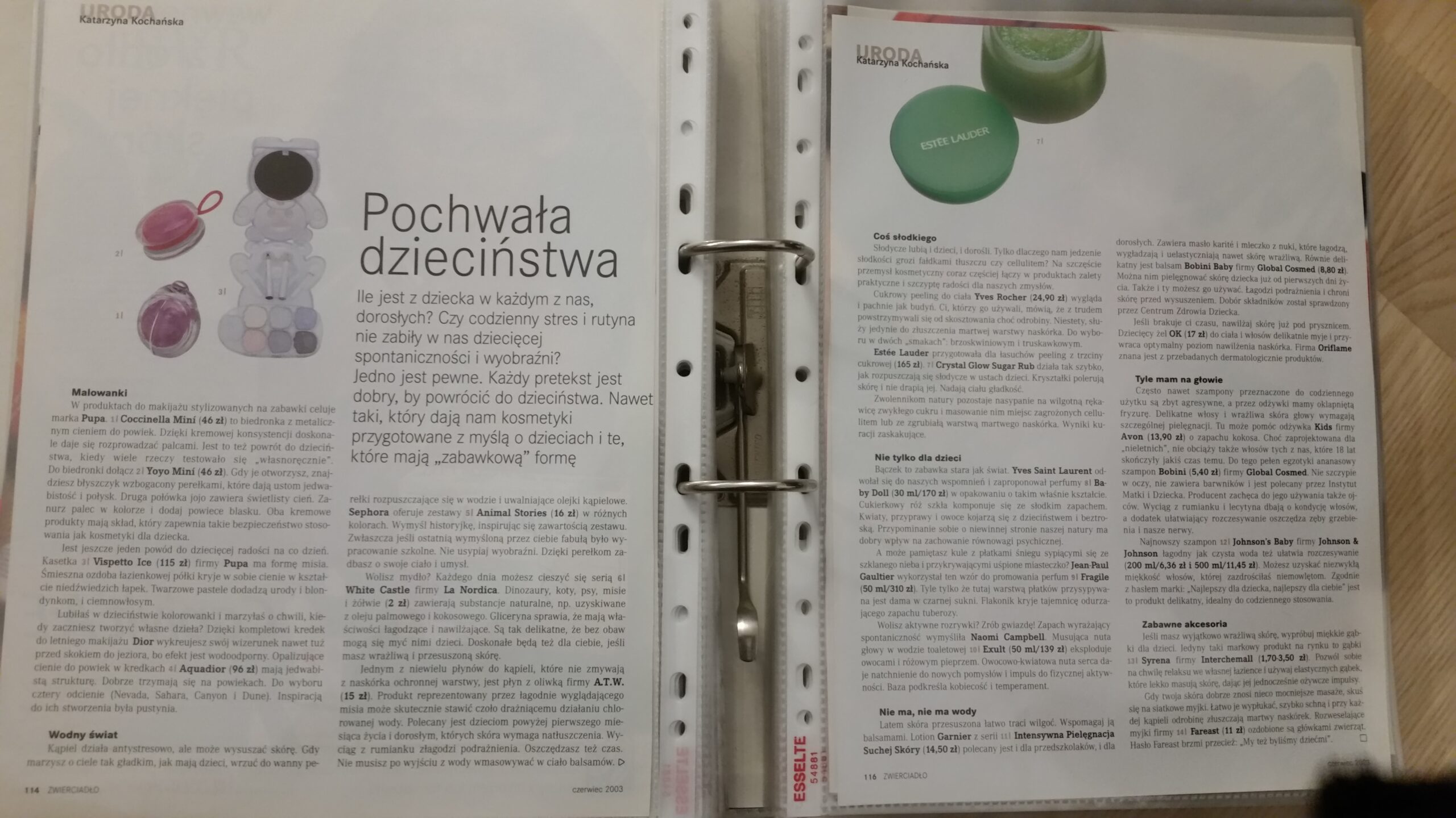 Katarzyna Kochańska pisze sesje do czasopism