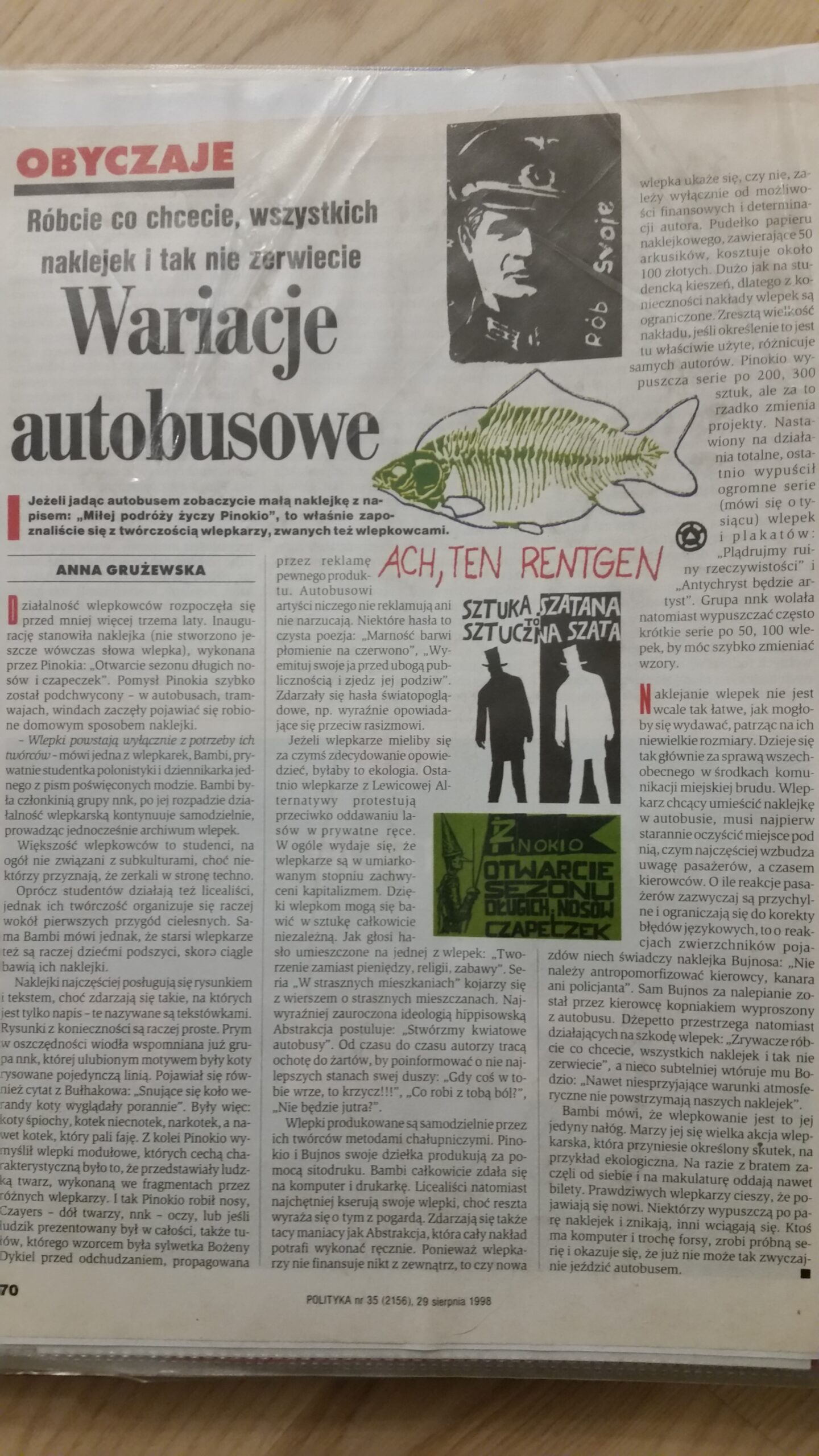 Katarzyna Kochańska pisze sesje do czasopism